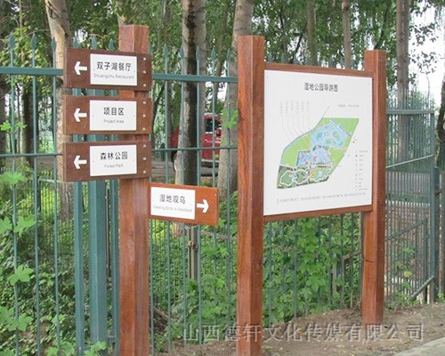 園區導向牌